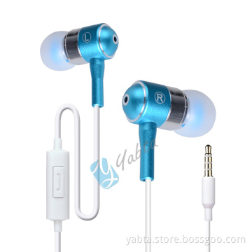Yabta In-Ear Headset With Mic 3.5mm Wired Earbuds
